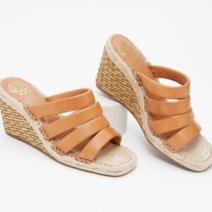 Vince Camuto Molisana Leather Wedges Size 9W